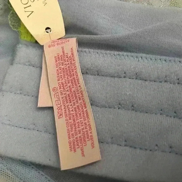 Victoria's Secret Pastel Fairy Babydoll Teddy Camisole with Floral Embroidery - Picture 12 of 14